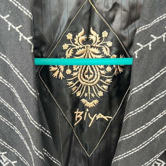 Johnny Was BIYA Black Embroidered Blazer Jacket - Picture 2 of 5